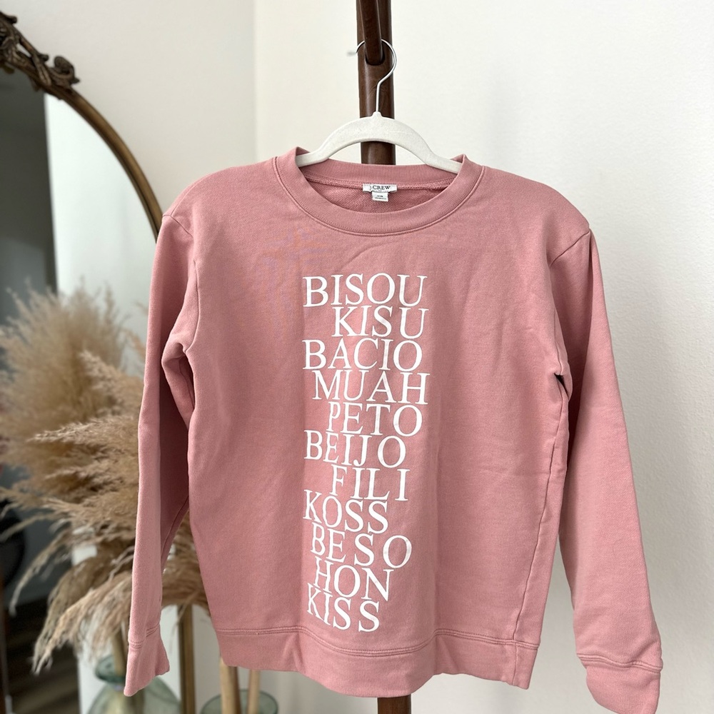 JCREW SWEATER PINK womens size XS